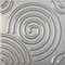 Ekena Millwork 19 5/8in. W x 19 5/8in. H Spiral EnduraWall Decorative 3D Wall Panel Covers 2.67 Sq. Ft. WP20X20SPCST - alternate 1